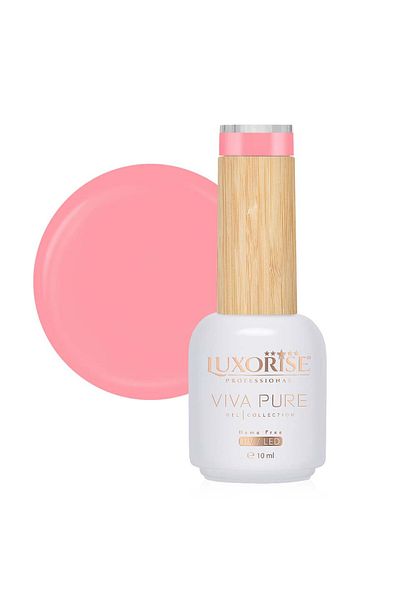 LUXORISE Oja semipermanentă Hema Free Viva Pure LUXORISE - Coral Cadence 10ml