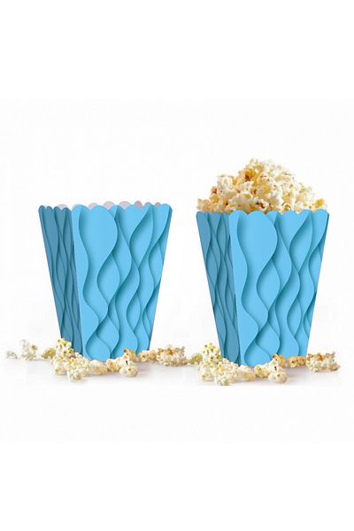 kidspartim Wavy Blue Corn Box 8 Pieces