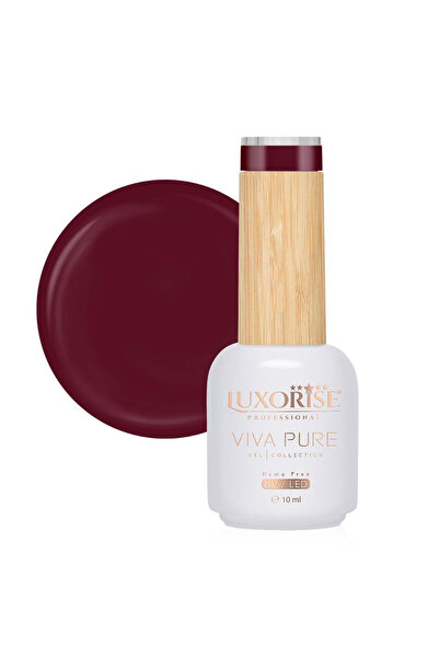 LUXORISE Oja semipermanentă Hema Free Viva Pure LUXORISE - Rich Merlot 10ml