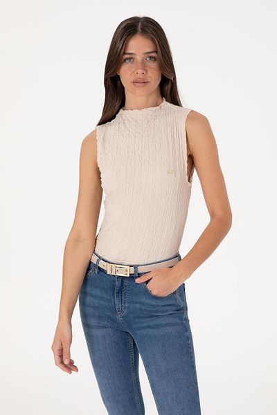 U.S. Polo Assn. Γυναικείο T-Shirt Bürümcük Πέτρα