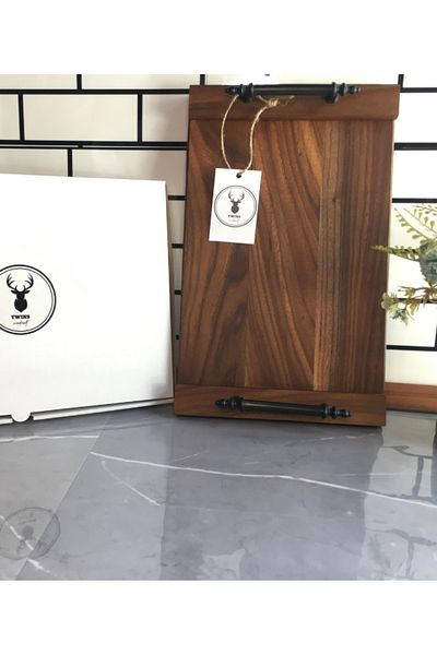 Home Wooden Walnut Presentation Tray