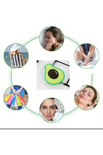 SİNKA قناع العين للاستخدام الساخن والبارد، قناع جل الأفوكادو