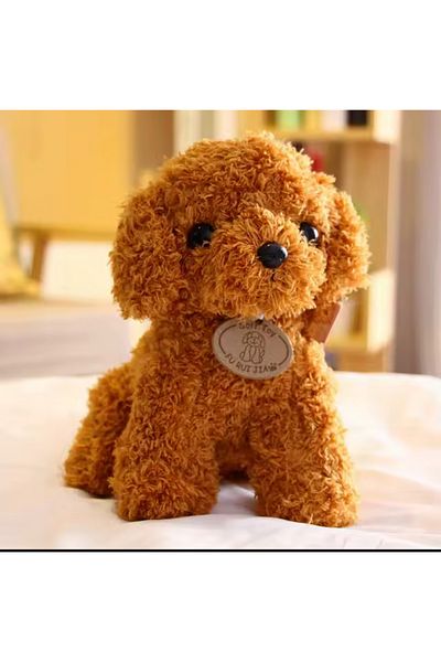Charmer princesses Cute Dog Poodle Toy Poodle Plush Toy 30 cm 200 Grams Puppy Realistic Plush Dog