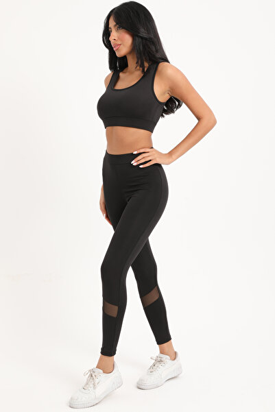 Almila Μπροστινό πάνελ Mesh Cross Tulle Γυναικείο καλσόν 5030