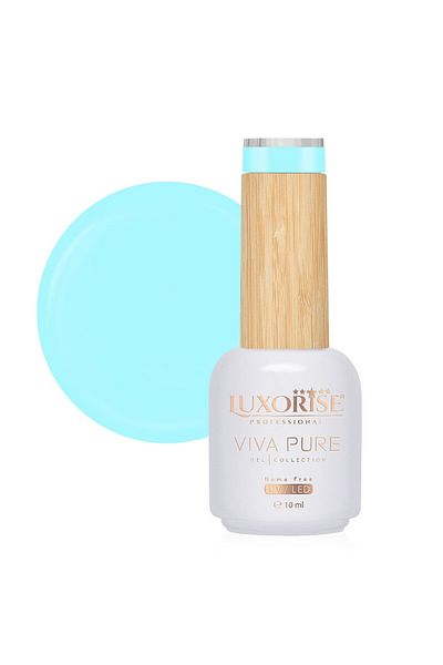 LUXORISE Oja semipermanentă Hema Free Viva Pure LUXORISE - Teal Mist 10ml