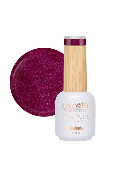 LUXORISE Oja semipermanentă Hema Free Viva Pure LUXORISE - Hot Hibiscus 10ml