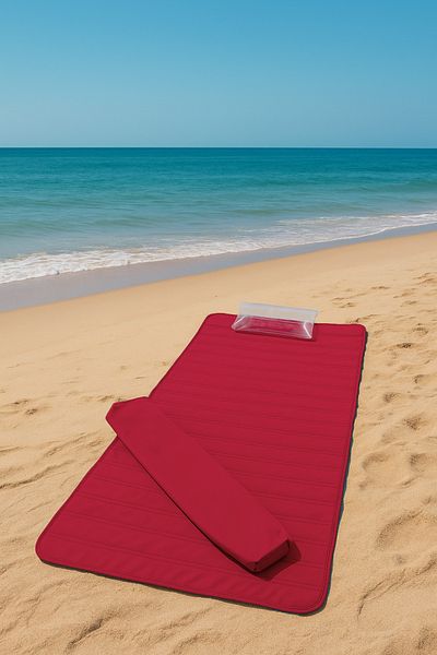 Myvenia Beach Straw Foldable Hanging Case 150X75 Fiber Camping Picnic Mat