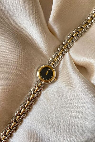 MercanSaat Daymond Rene Stainless Steel Special Design Cord Small Vintage Women Wrist Watch