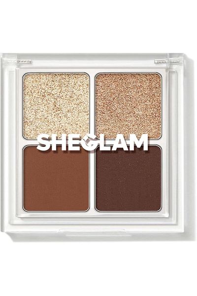 SHEGLAM Shiglam Cosmic Crystal Eyeshadow Quad, Higher Self, Matte, Powder