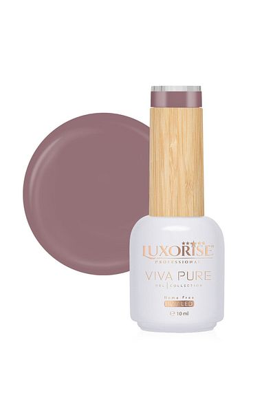 LUXORISE Oja semipermanentă Hema Free Viva Pure LUXORISE - Petunia Palidă 10ml
