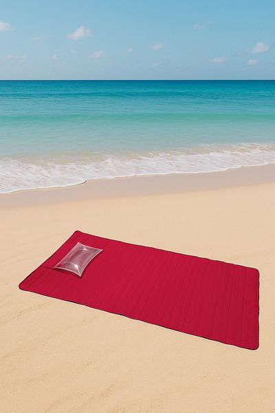 Myvenia Beach Straw Foldable Hanging Case 150X75 Fiber Camping Picnic Mat