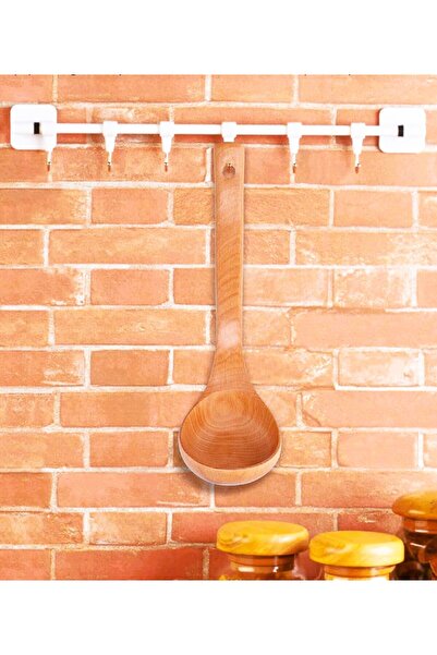 TARIK HOME 27.5 Cm. Natural Wooden Deep Ladle – Organic Wooden Soup Ladle, Long Handle, Heat Resistant