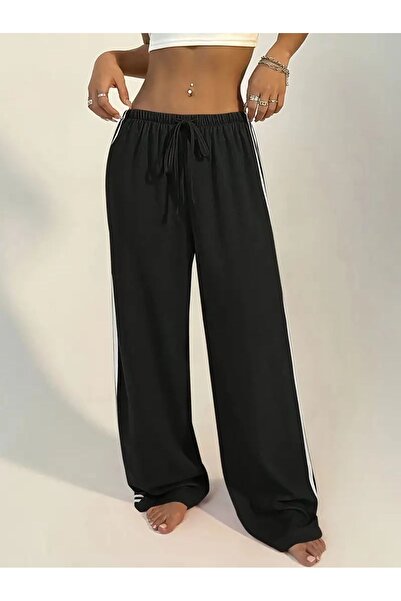 EDVESS Çift Çizgili Detail Eşofman Altı Pantolon