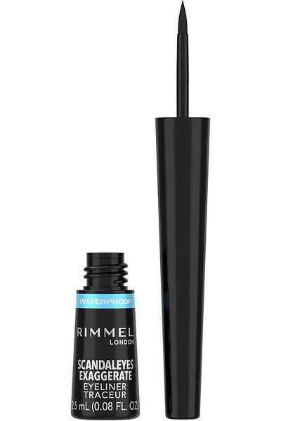LEADING LINES Exaggerate Waterproof Liquid Eyeliner - Black with a shimmery, glossy finish
