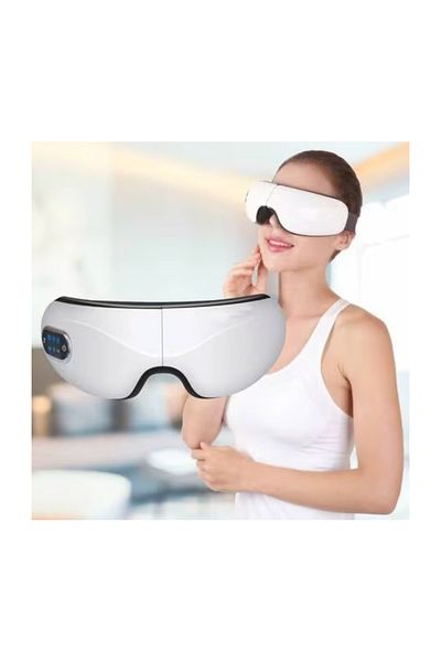 MACON Eye Massager Heating Eyes Mask With Music Airbag Massage For Migraines, Dry Eye, Eye Strain, Dark Ci