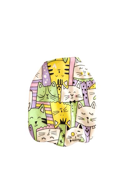 atelyu Colorful Cat Dog Patterned 100% Cotton Athlete T-Shirt