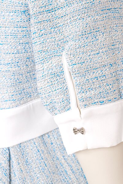 Augie Leauphant Mavi Tüvit Elbise