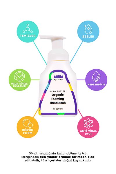 My Oh My Naturals My Oh My! Naturals Organic Germ Buster Foaming Handwash |   Organic Foam Children's Hand Soap