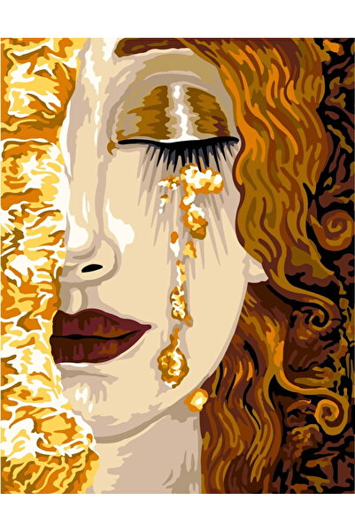 Goblen Atölyesi 40*50 cm ipli ağlayan kadın