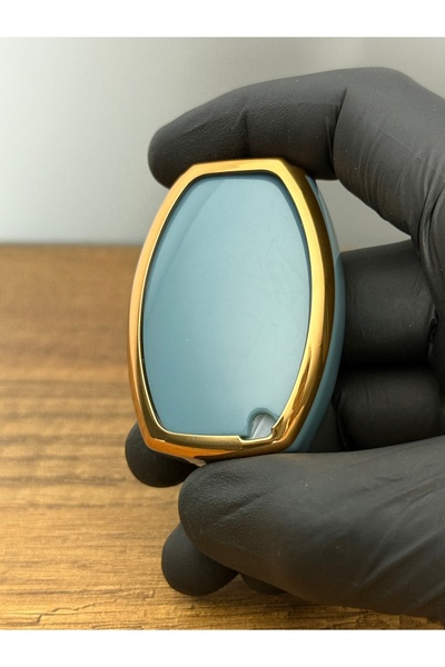 Mavi Keys Husă de protecție pentru telecomandă din silicon cu 3 butoane pentru Mercedes BGA Clasa W203 W204 W205 W210 W211 Culoare gri