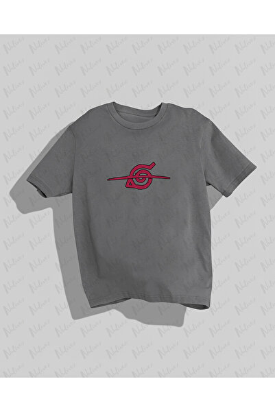 Nulivez تي شيرت كبير الحجم مطبوع بتصميم ناروتو عالي الجودة للجنسين