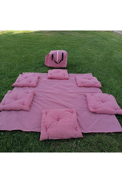 Arya Tekstil Picnic Set 8 Pieces Model with Bag