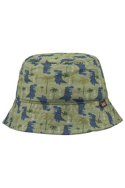 Kitti Dino Patterned Baby Boy's Flower Hat (1 - 3 Years)