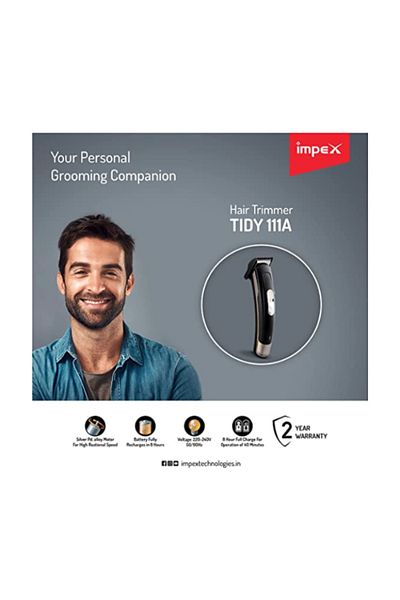 İMPEX Impex TIDY 111-A Hair Trimmer For Men - Black