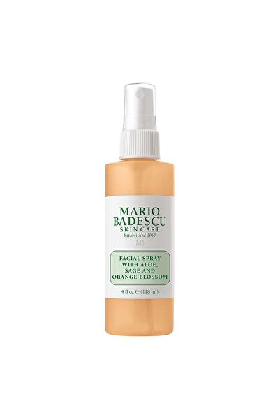 mario badescu Facial Spray - Aloe Vera, Adaçayı ve Portakal Çiçeği İçeren Yüz...