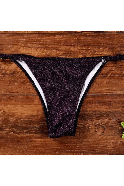 Intisimo Costum de baie, 2 piese, violet, sclipici - L