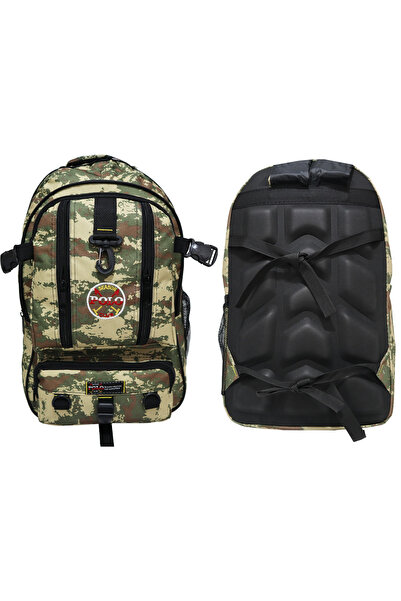 SEASONPOLO CLUB حقيبة التخييم، حقيبة ظهر تسلق الجبال، حقيبة ظهر (نمط مموه)