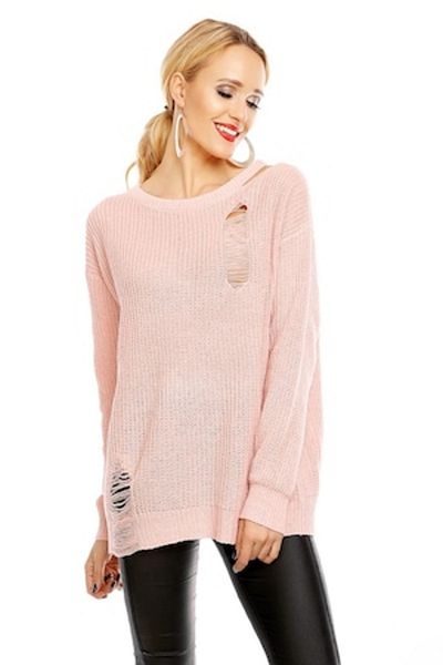 Gosse Women's Sweater Rupture Ashley, Pink, One Size