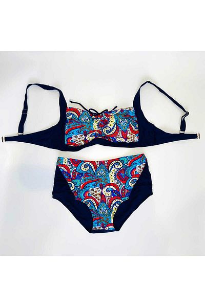 Intisimo Costum de baie, două piese, mărime mare, bleumarin - 52