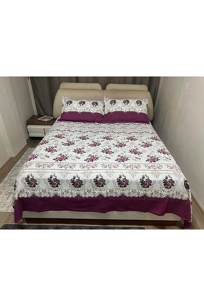ASL HOME Double Personal Battal Size Bed Cover (Pi̇ke)