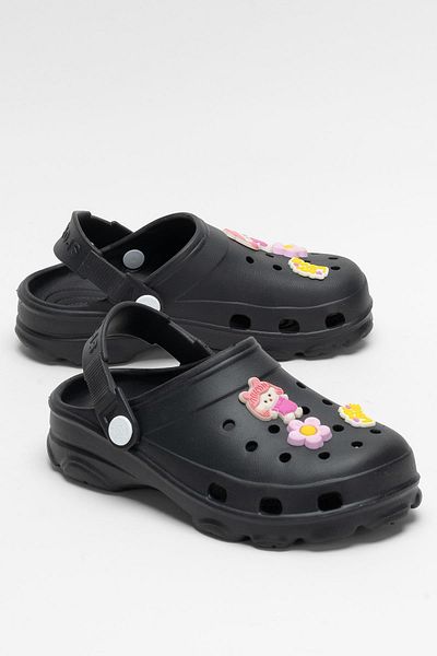 Liger Children's Non-Slip Sole Sea Beach Pool Slippers Sandals Black