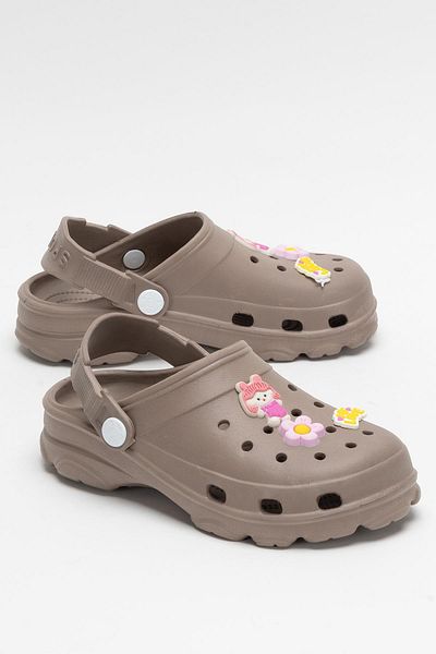 Liger Children's Non-Slip Sole Sea Beach Pool Slippers Sandals Brown