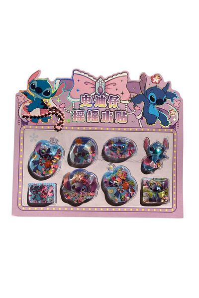 Pembe Pasaj Stitch 3D Juicy Sticker - Cute Sticker