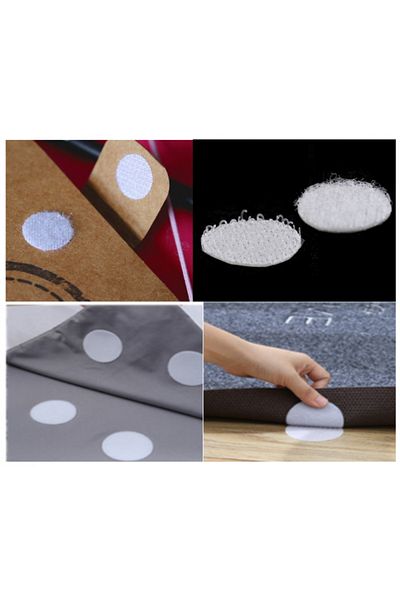 SyaMAG Set 8 adhesive pads for carpet fixing, diameter 4.5 cm