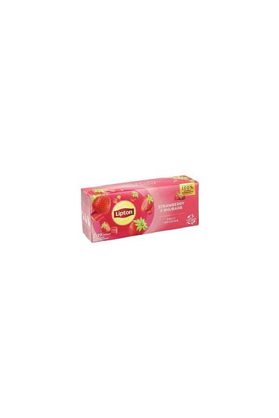 Lipton Strawberry and Rhubarb Tea, 20 sachets