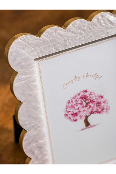 LC Waikiki Ecru Footed Decorative Photo Frame 23 cm