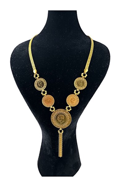 NEW'ORO JEWELRY Beşi Bir Yerde Altın Kolye
