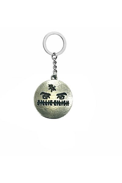 Herşey Nota Billie Eilish Locket Keychain - Unisex Music Accessory