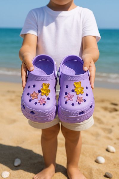 StWenn Mules - Purple - Flat