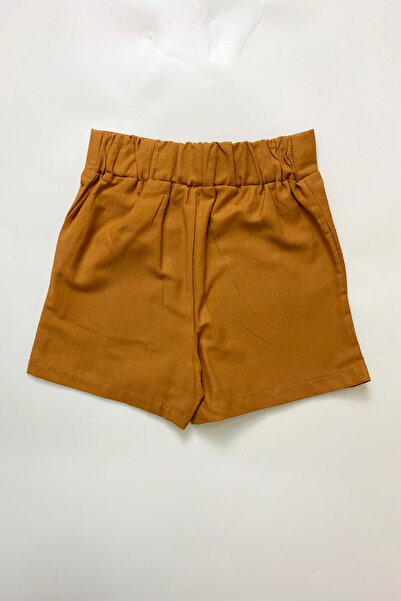 TUOBEBE Girl's Pleated Shorts Skirt Muslin Shirt 2-Piece Set