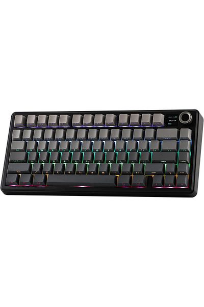 Aula F75 MAX Tri-Mode Wireless Gaming Keyboard, TFT Screen, Knob, Hot Swappable, 2.4GHz/Type-C/BT5.0