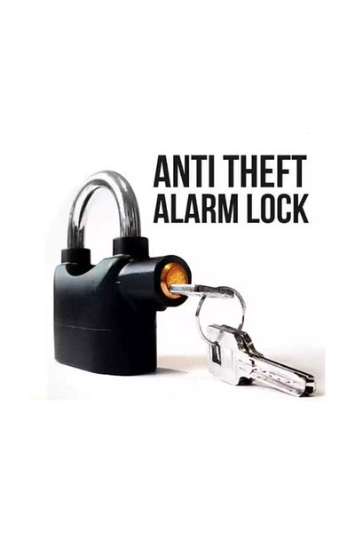 MACON Anti-Theft Siren Alarm Lock (Black)