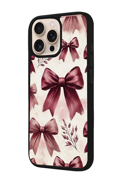 Aksel Kılıf Apple iPhone 16 Pro Compatible Printed, Matte Black, Soft Silicone, Protective, Shock Absorbing Cover, Case