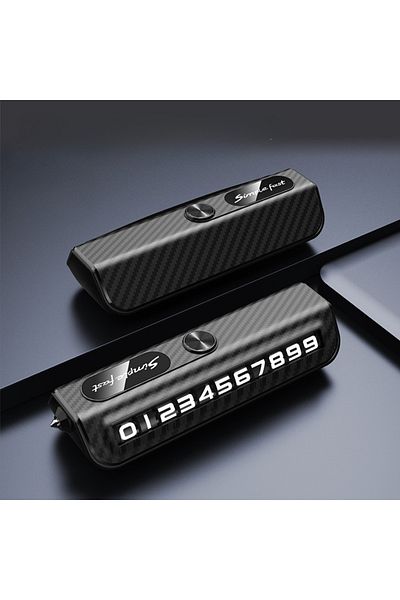 KumaşEvi Vehicle Parking Number and Emergency Window Breaker |   Hideable Phone Number Indicator