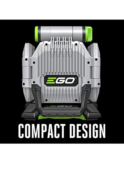 EGO POWER + إضاءة منطقة محمولة 5 إعدادات سطوع تصل إلى 10000 لومن رمادي