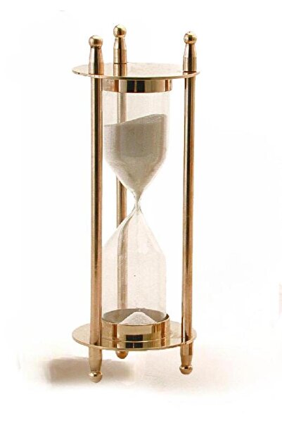 Pirinç DENİZCİLİK GRUBU-Marine Pirinç Aksesuar-KUM SAATİ-25,5*7,5*7,5 CM-JTTR...